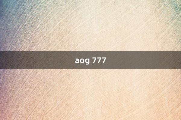 aog 777